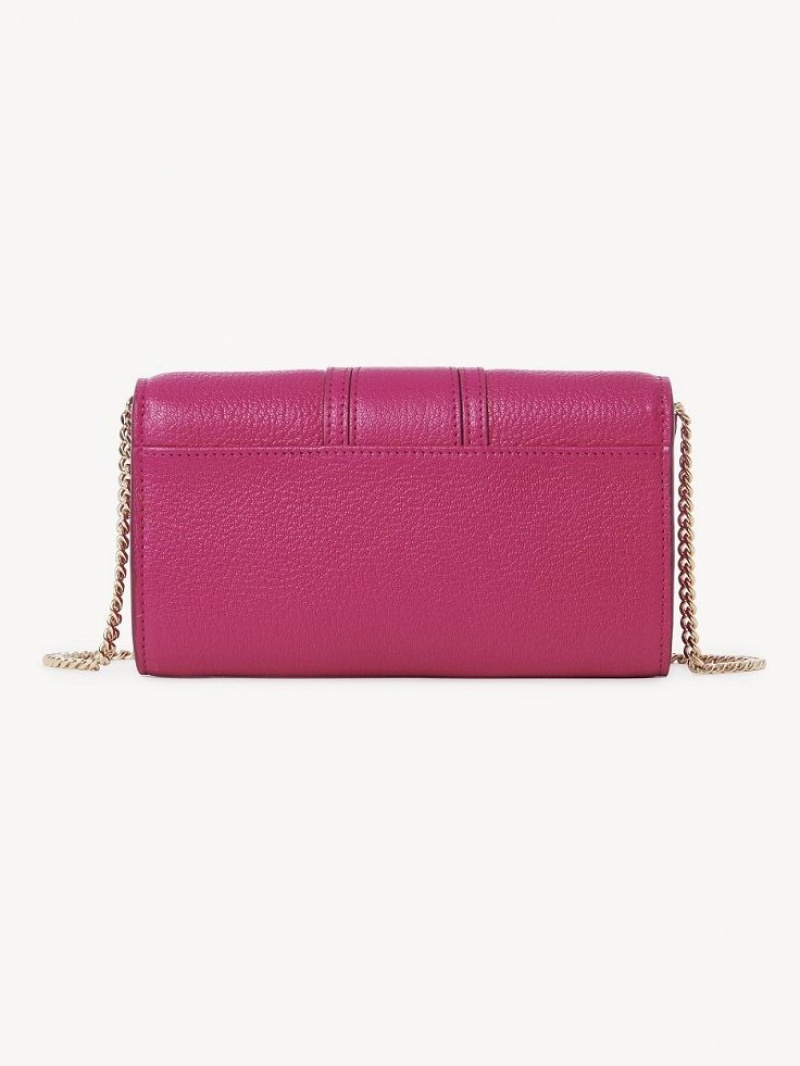 Carteiras Grandes Chloe Hana Chain Rosa | CHE-SR14912