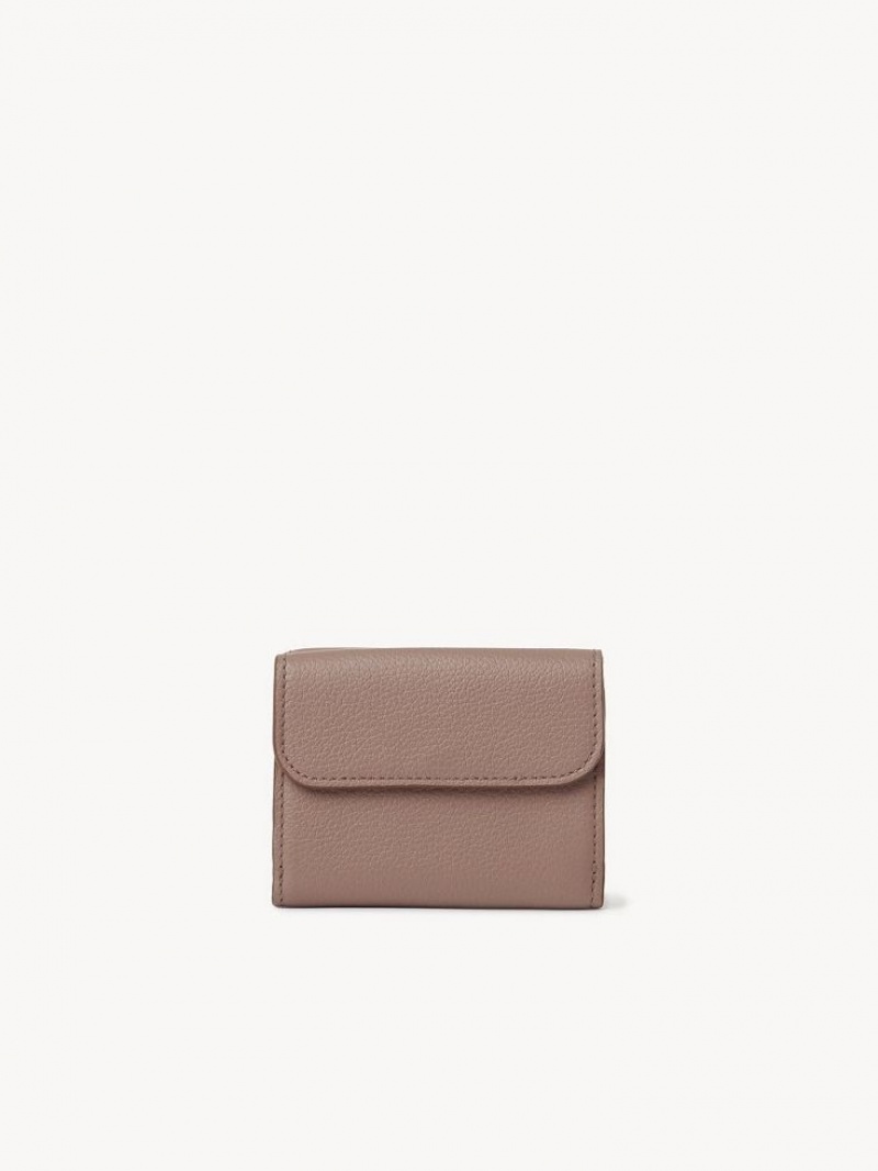 Carteiras Pequenas Chloe Marcie Small Tri-fold Marrom | CHE-SR14296