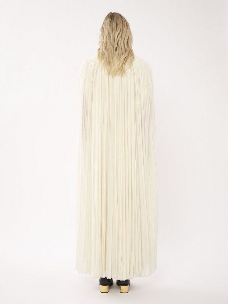 Casacos Chloe Tie-front Cape Branco | CHE-SR13813