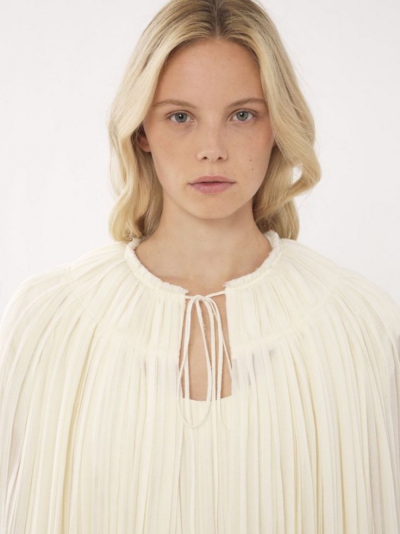 Casacos Chloe Tie-front Cape Branco | CHE-SR13813