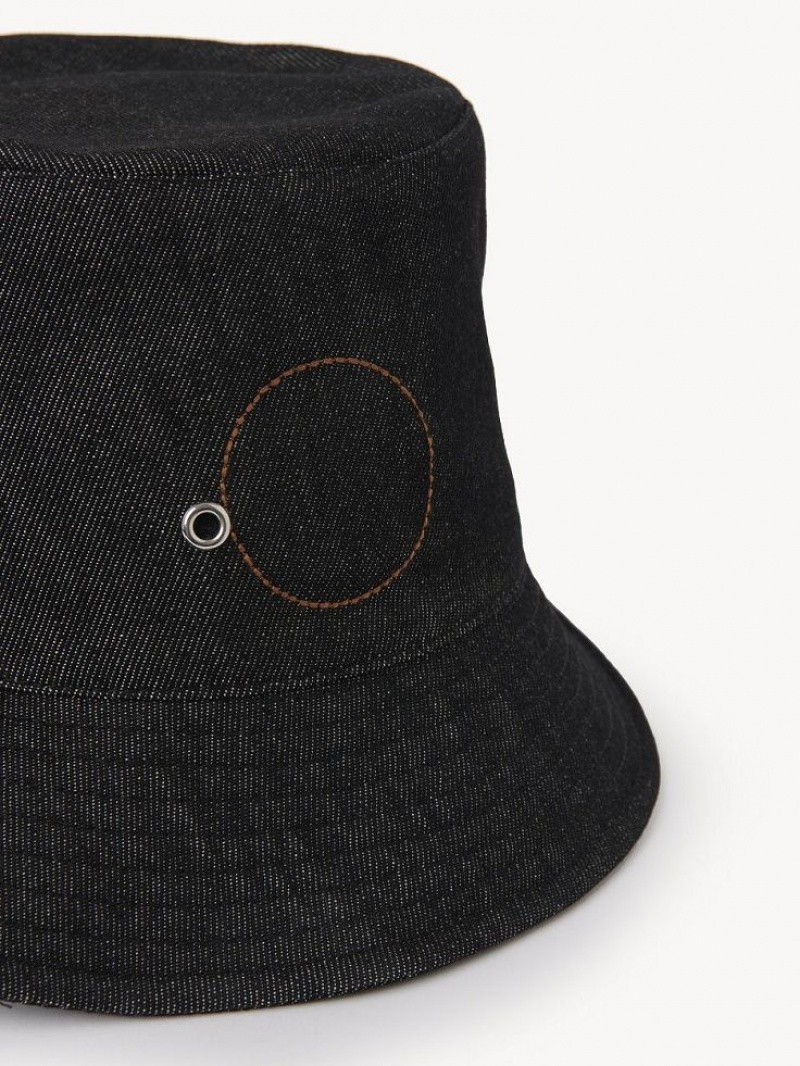 Chapeus Chloe Eyelet Pretas | CHE-SR14499