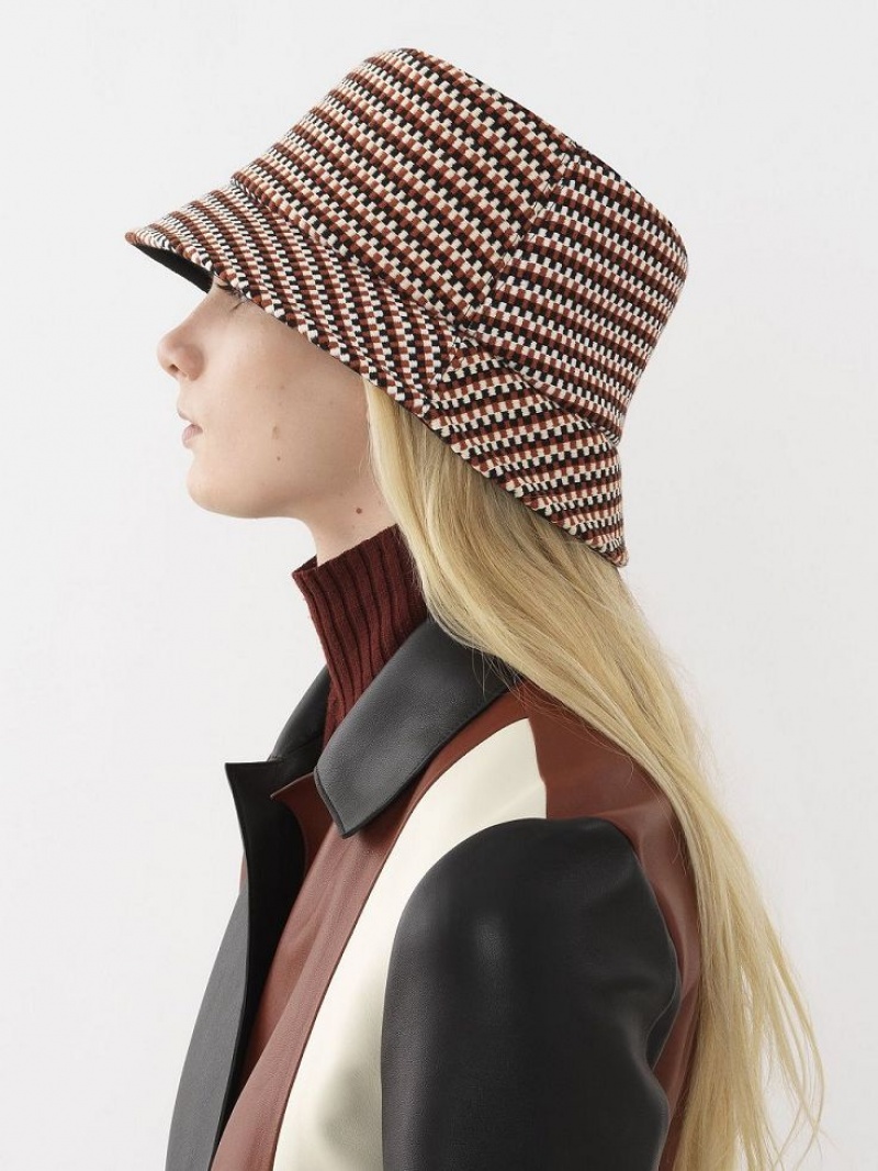 Chapeus Chloe Meril Bob Vermelhas Marrom | CHE-SR14495