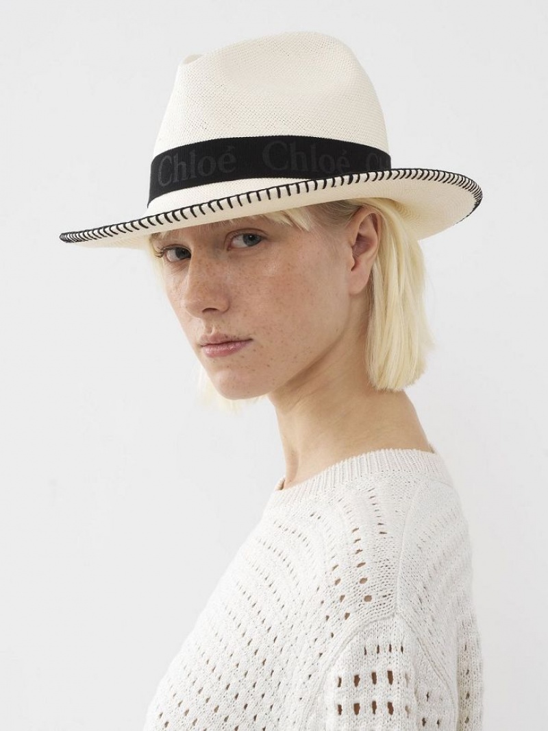 Chapeus Chloe Woody Panama Branco | CHE-SR14498