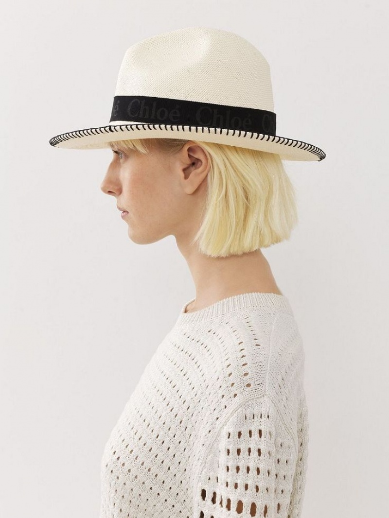 Chapeus Chloe Woody Panama Branco | CHE-SR14498