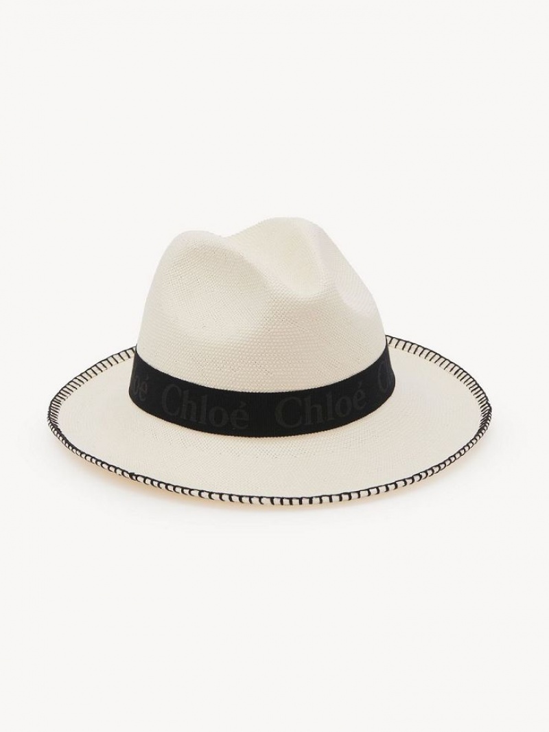 Chapeus Chloe Woody Panama Branco | CHE-SR14498