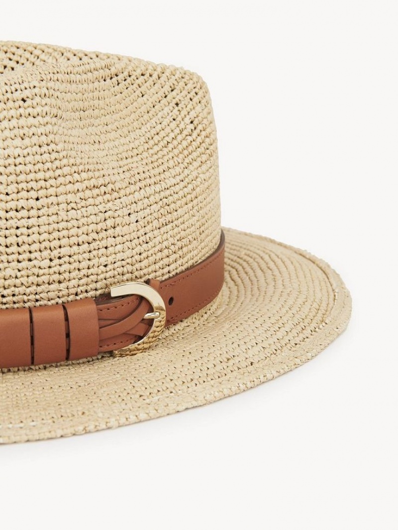 Chapeus Chloe X Borsalino Straw Bege | CHE-SR14491