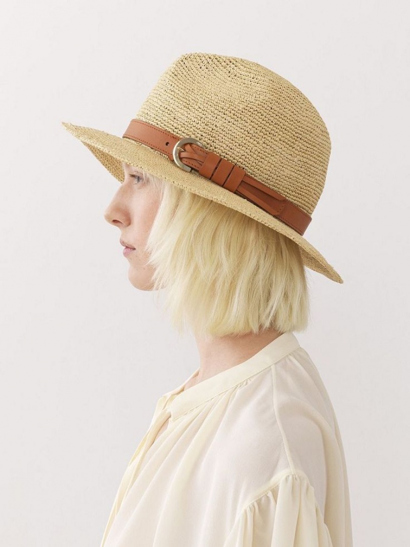 Chapeus Chloe X Borsalino Straw Bege | CHE-SR14491