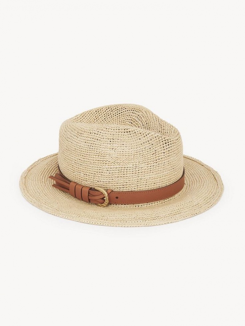 Chapeus Chloe X Borsalino Straw Bege | CHE-SR14491