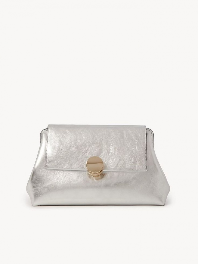 Clutch Chloe Penelope Prateadas | CHE-SR13754