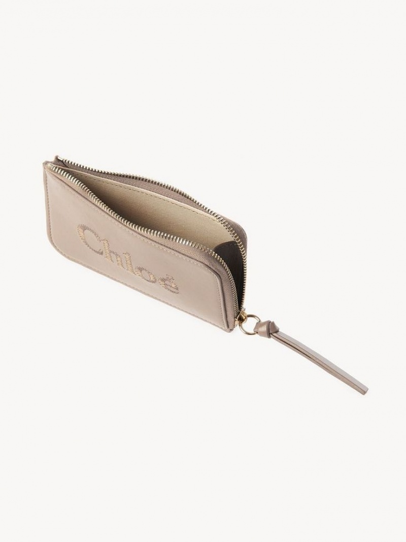 Coin Purses Chloe Sense Small Bege | CHE-SR14322