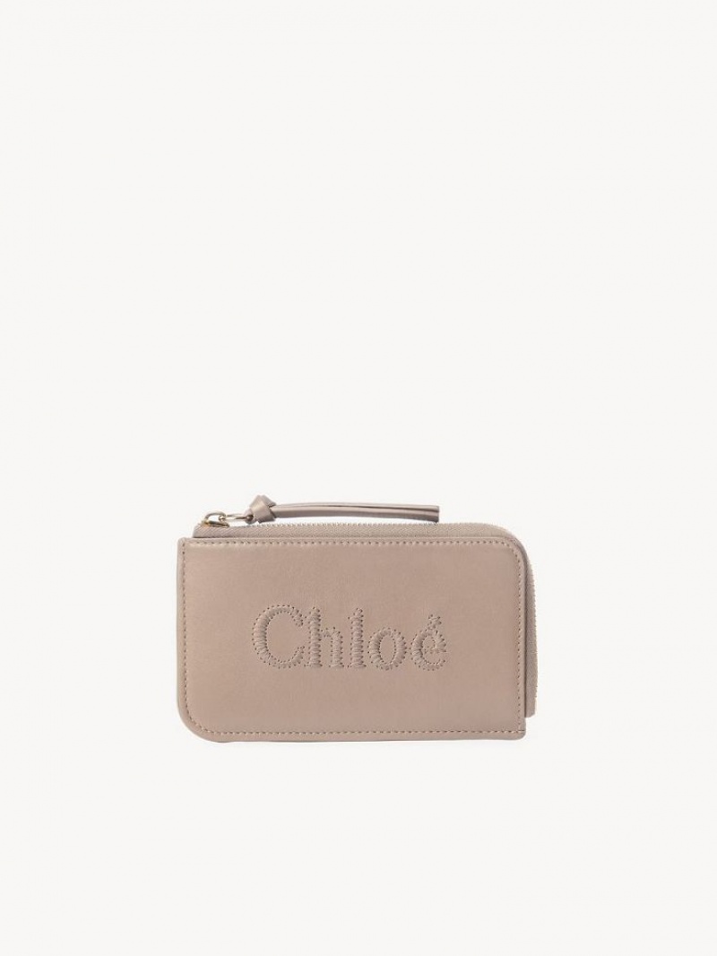 Coin Purses Chloe Sense Small Bege | CHE-SR14322