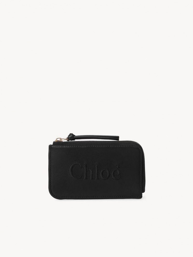 Coin Purses Chloe Sense Small Purse Pretas | CHE-SR14319