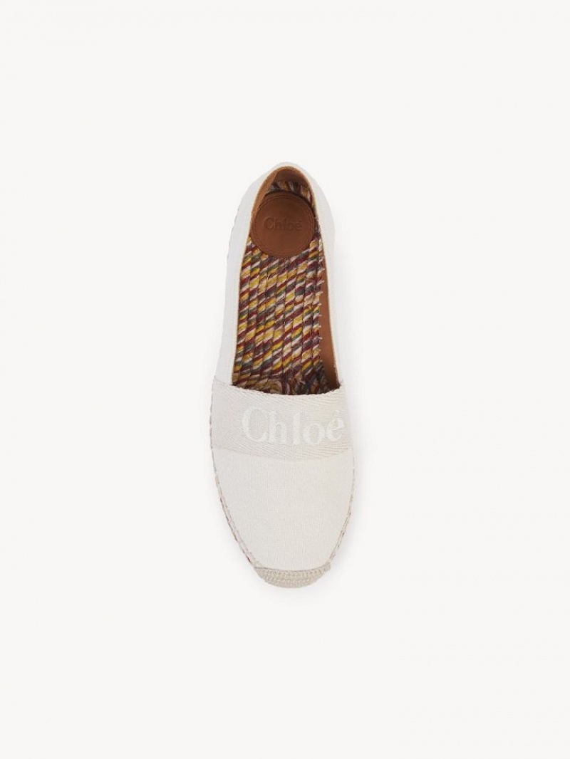 Espadrille Chloe Piia Flat Cinzentas | CHE-SR14154