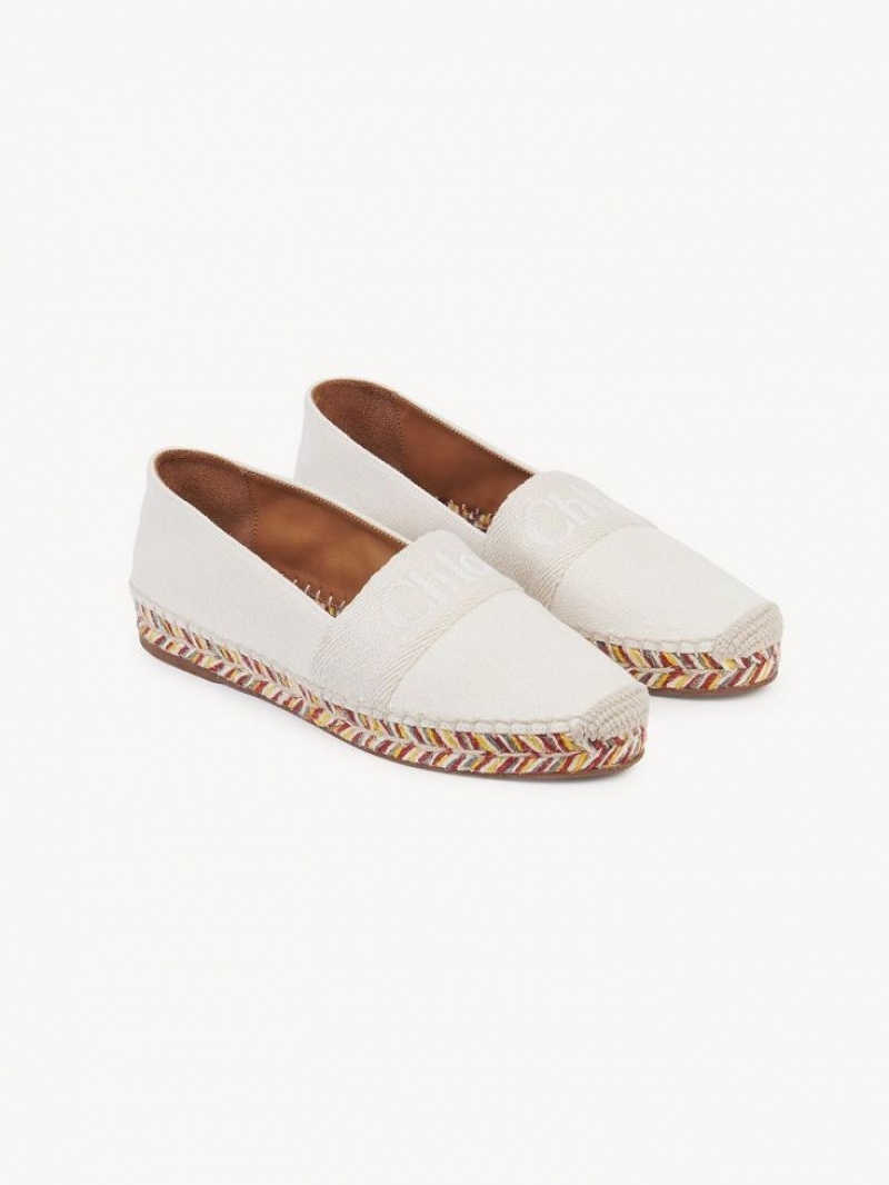 Espadrille Chloe Piia Flat Cinzentas | CHE-SR14154