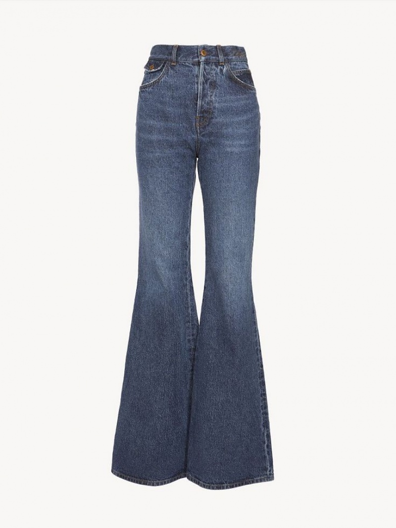 Jeans Chloe Flare Azuis | CHE-SR13991