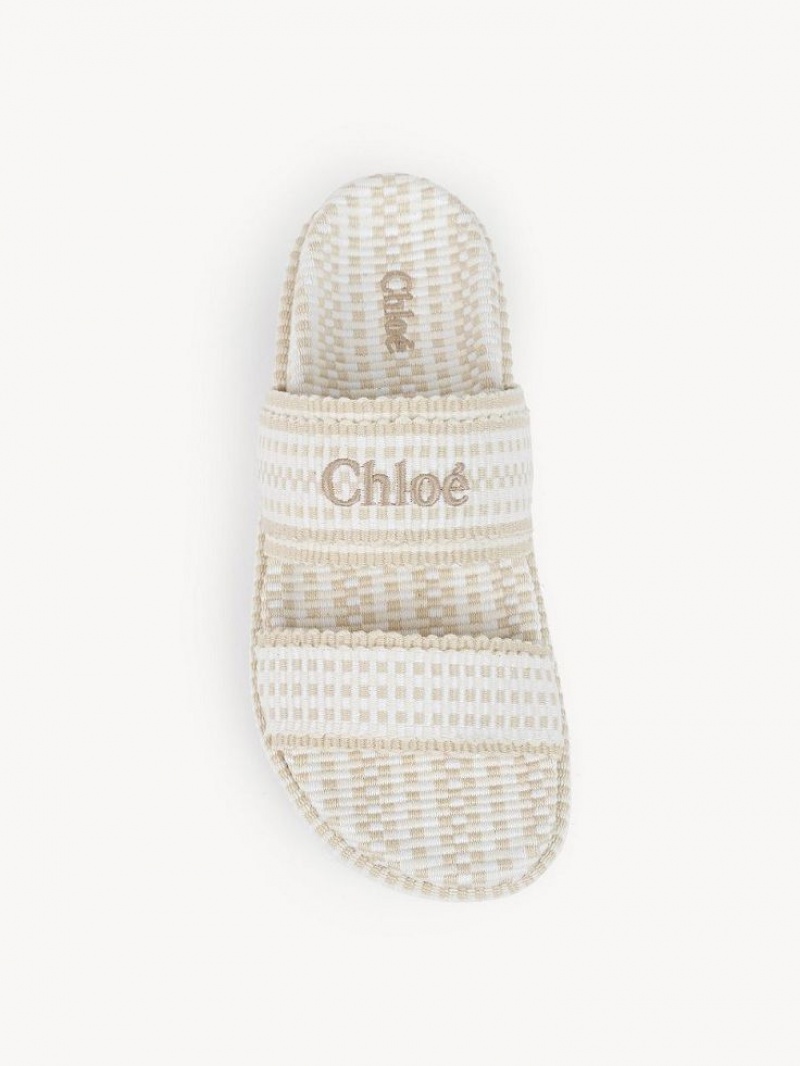 Mule Chloe Rori Flat Branco | CHE-SR14136