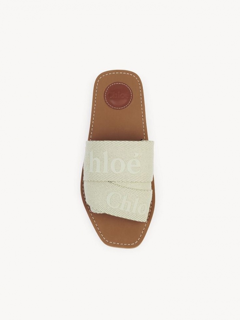 Mule Chloe Woody Flat Verdes | CHE-SR14181