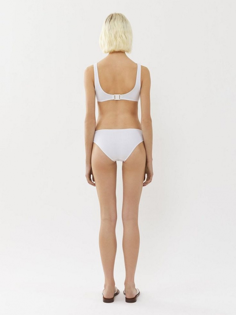 Roupa De Praia Chloe X Eres Paraguay Bikini Bottom Branco | CHE-SR14126