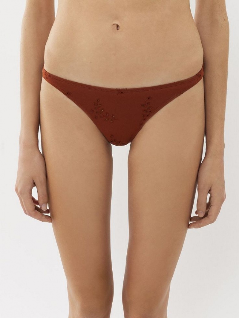 Roupa De Praia Chloe X Eres Peru Bikini Bottom Vermelhas | CHE-SR14129