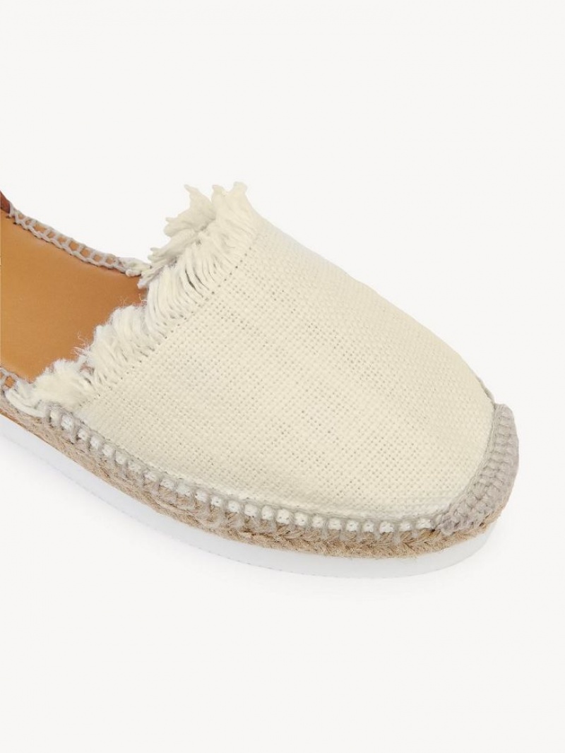 Sandálias Chloe Glyn Espadrille Branco | CHE-SR14820