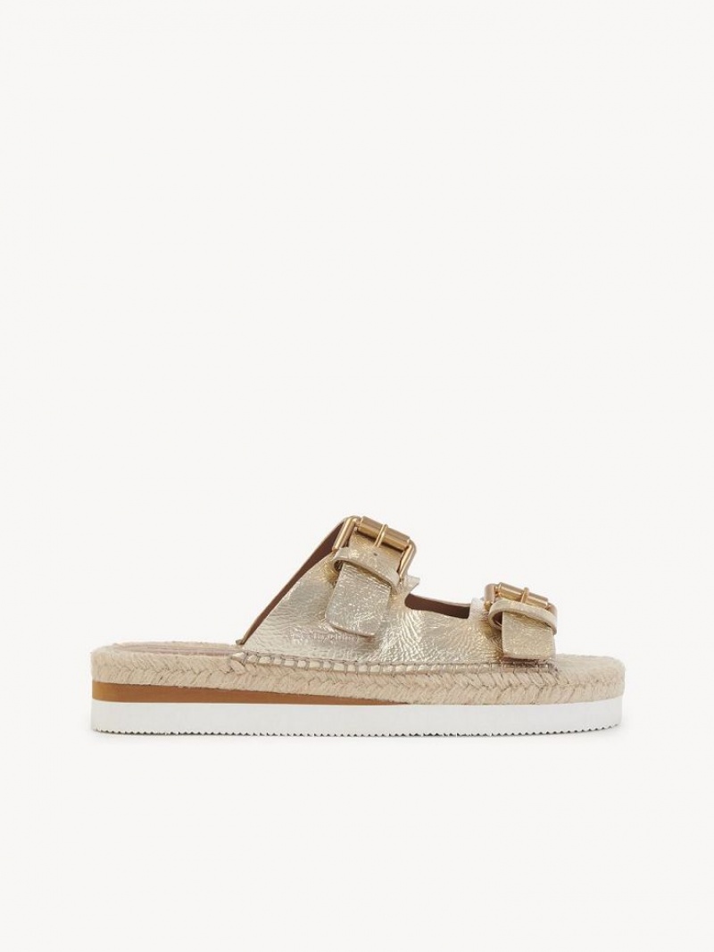 Sandálias Chloe Glyn Platform Espadrille Scarlatto | CHE-SR14831