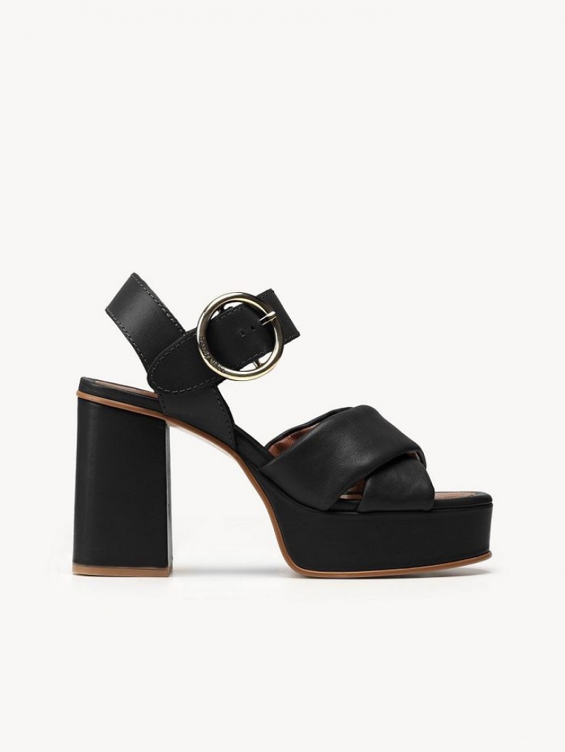 Sandálias Chloe Lyna High-heel Pretas | CHE-SR14812