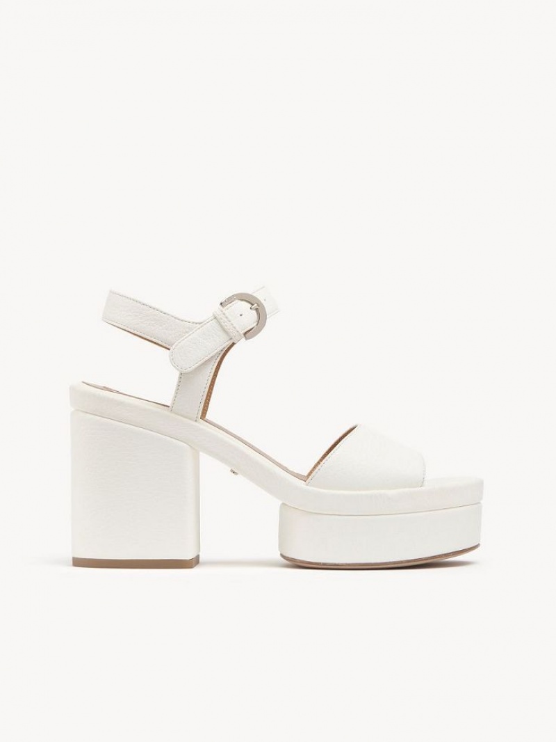 Sandálias Chloe Odina High-heel Branco | CHE-SR14184