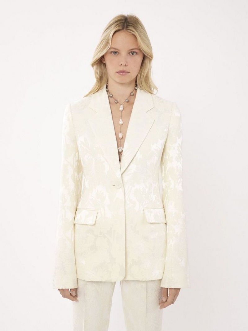 Suit Chloe Single-breasted Branco | CHE-SR14031