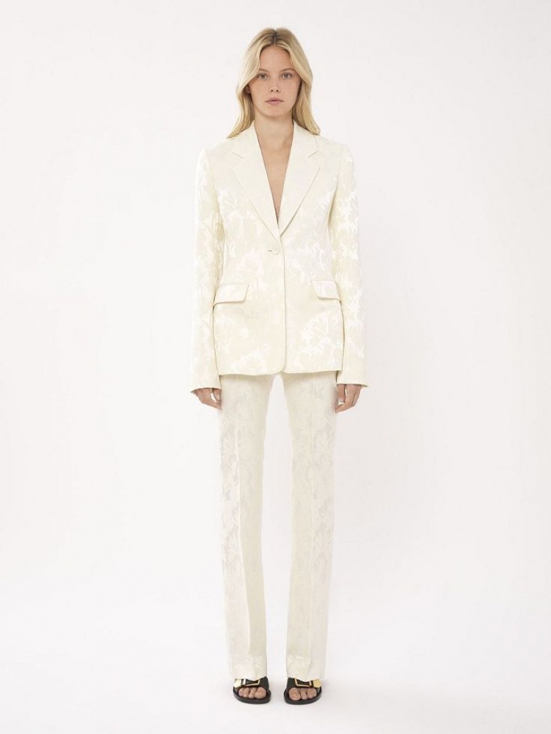 Suit Chloe Single-breasted Branco | CHE-SR14031