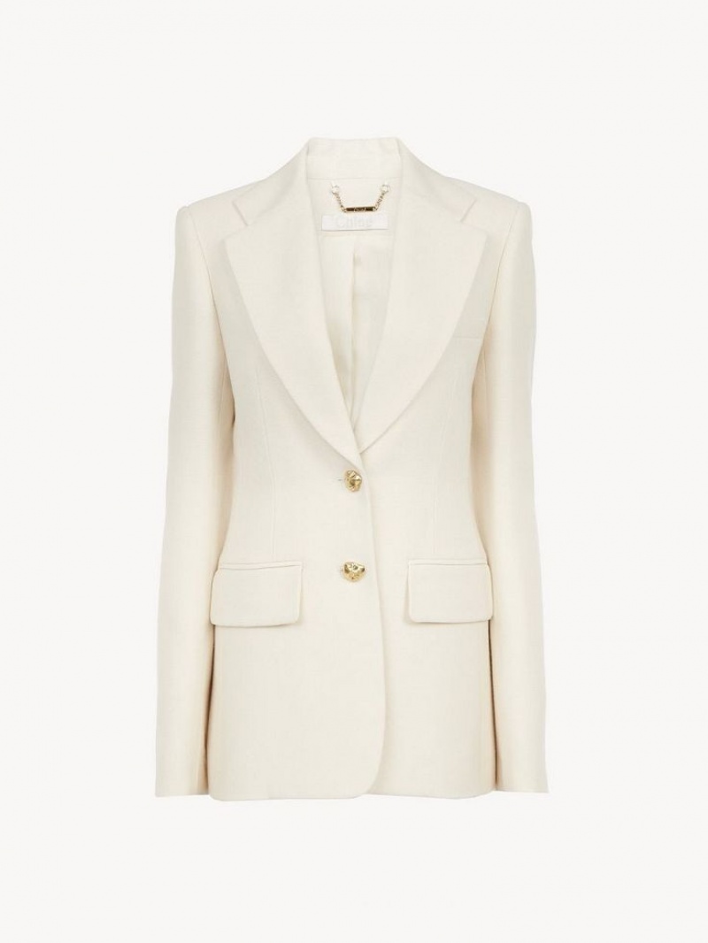 Suit Chloe Two-button Tailored Branco | CHE-SR14027