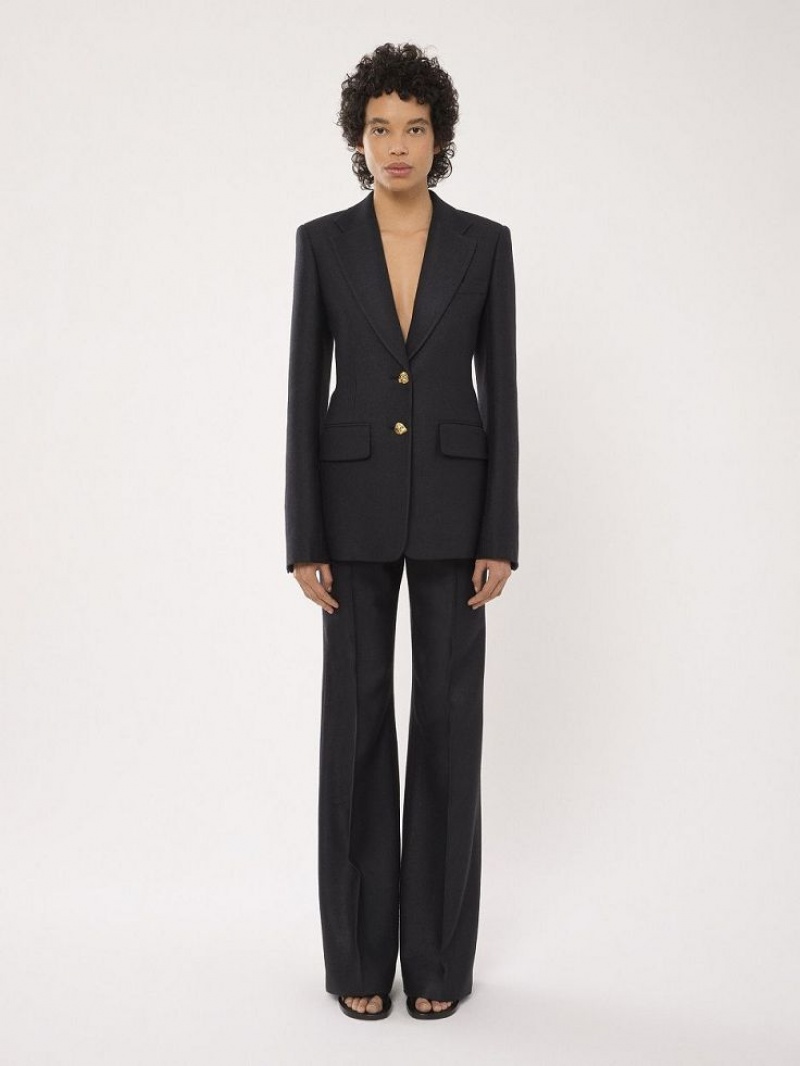 Suit Chloe Two-button Tailored Pretas | CHE-SR14028