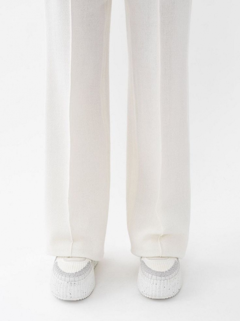 Suit Chloe Wide-leg Branco | CHE-SR14061