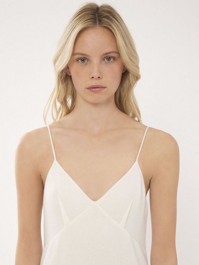 Vestido Chloe Ankle-length Sleeveless Branco | CHE-SR13855