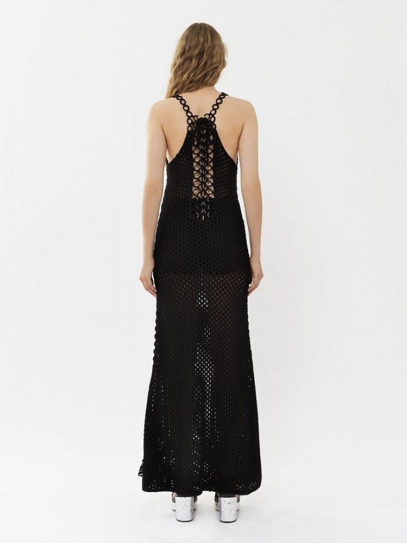 Vestido Chloe Crochet Tank Pretas | CHE-SR13830