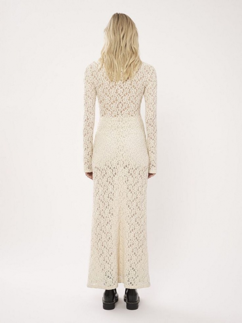 Vestido Chloe Fitted Maxi Branco | CHE-SR13863