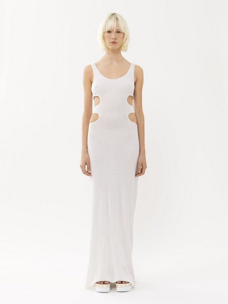 Vestido Chloe Long Tank Branco | CHE-SR13834