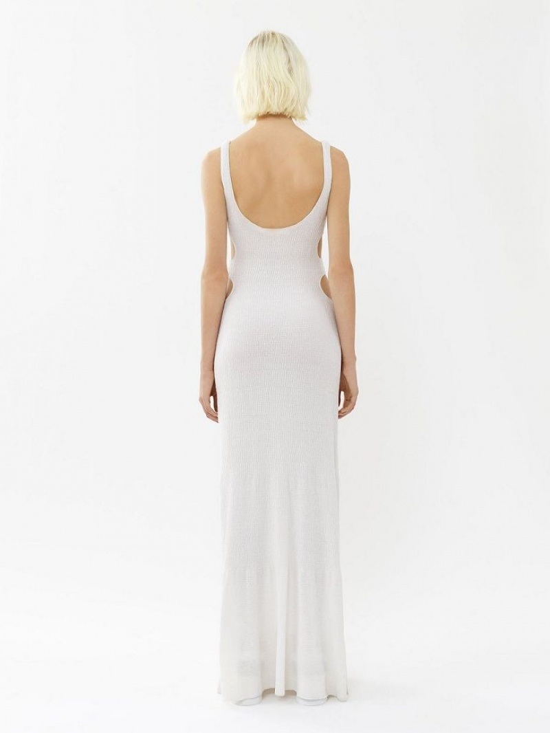 Vestido Chloe Long Tank Branco | CHE-SR13834