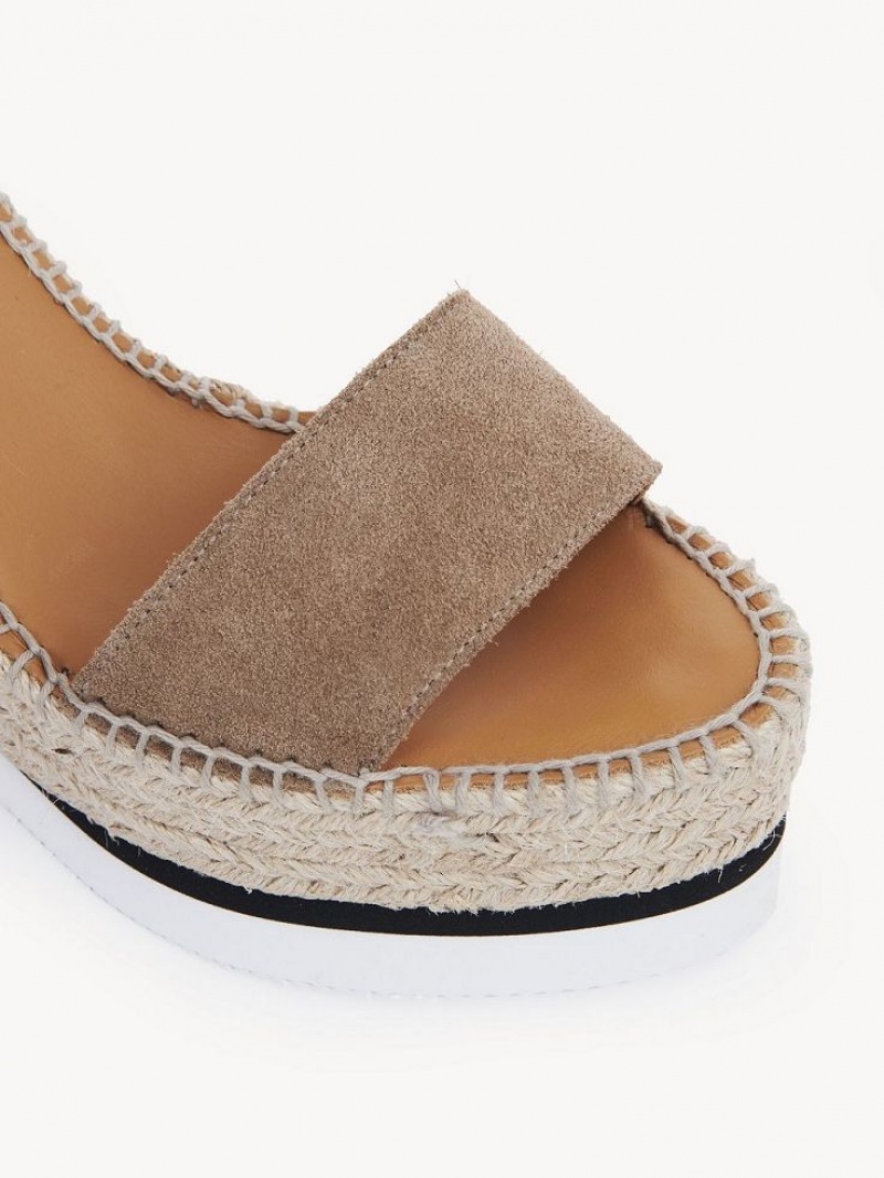 Wedge Chloe Glyn Espadrille Caqui | CHE-SR14816